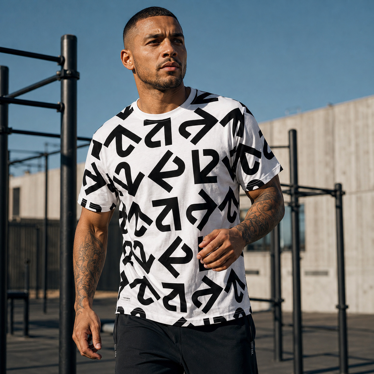 UrbanEase PIN Tee – White