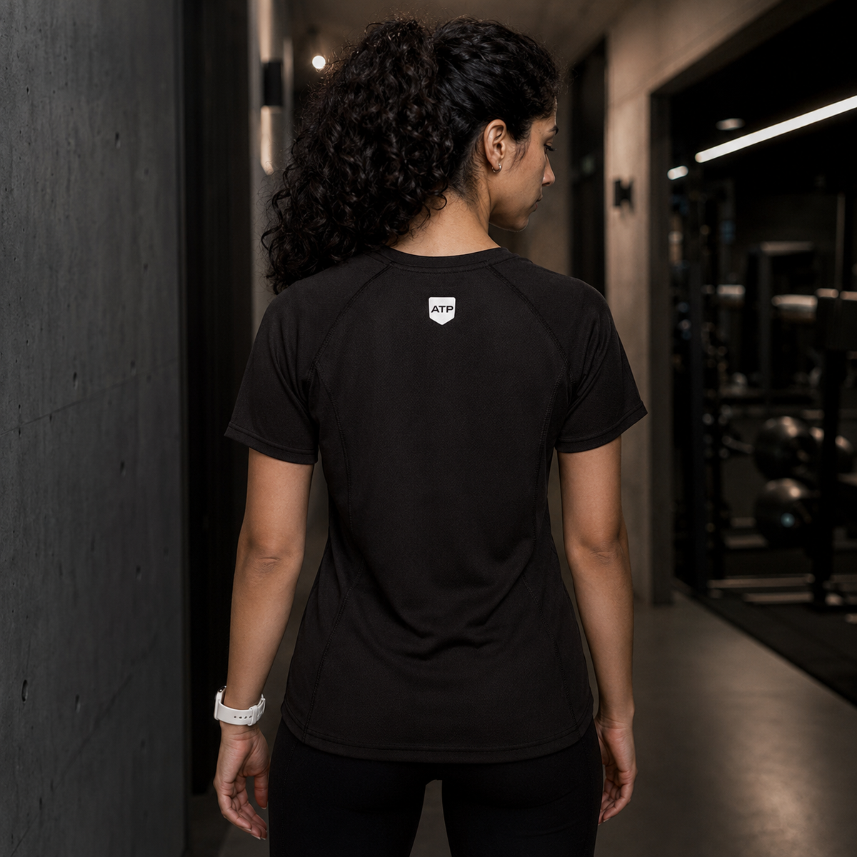 AdaptMotion Hybrid Tee – Black (Women's)